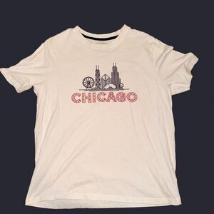 Primark Men's White and Cream T-shirt